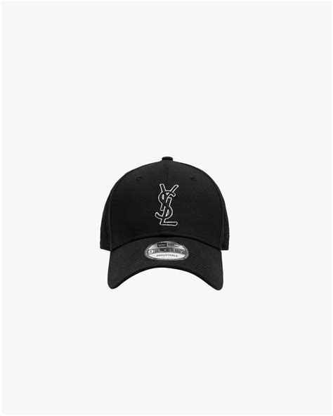 new era casquette ysl|NEW ERA CASSANDRE CAP IN CANVAS .